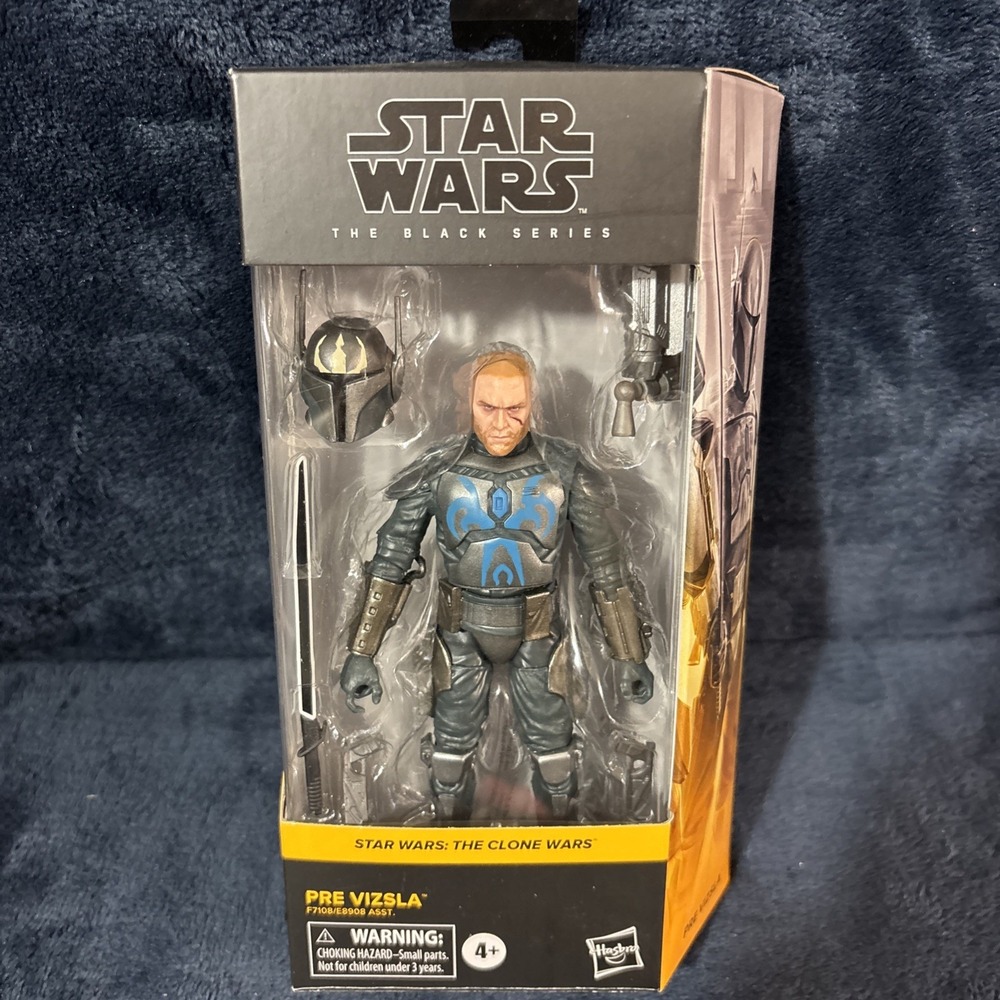 Star Wars The Black Series TCW-17 Pre Vizsla Death Watch Complete Open Box